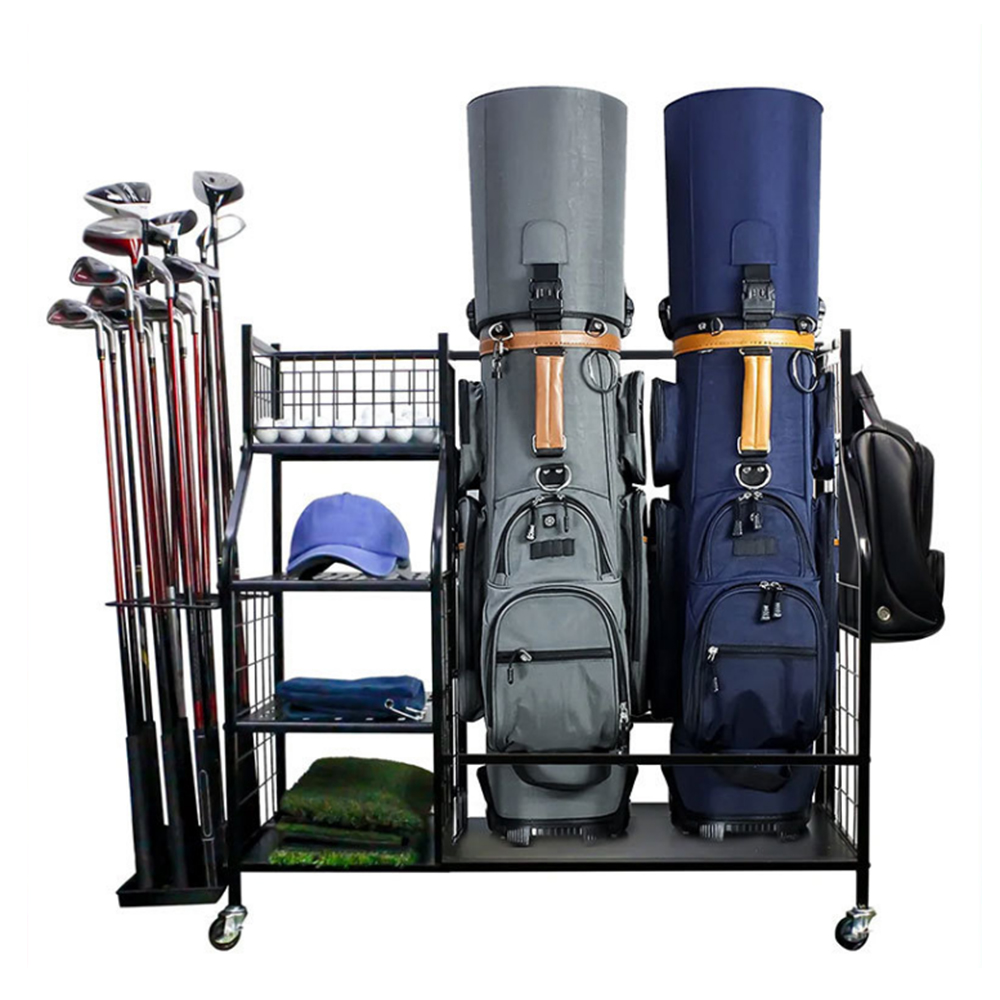 Sports Equipment Garage Organizer - Golf Bag Storage Garage Organizer Rack