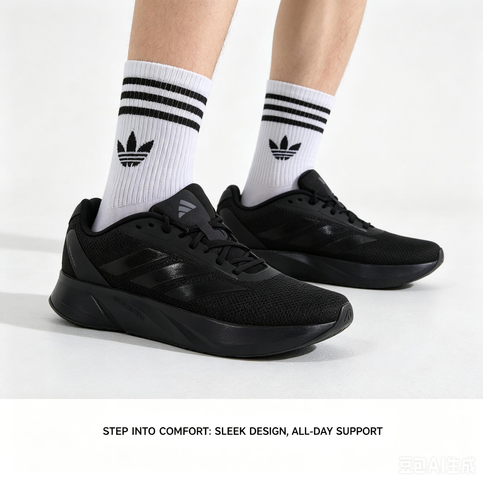 Adidas Shoes Duramo Sl - Adidas Duramo SL All Black Breathable