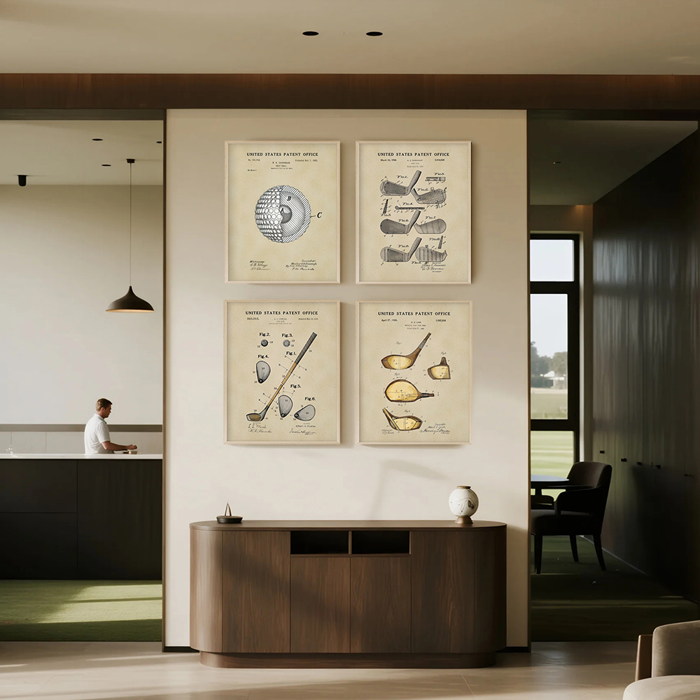 Vintage Golf Patent Art Prints - Sports Equipment Drawing review and price
