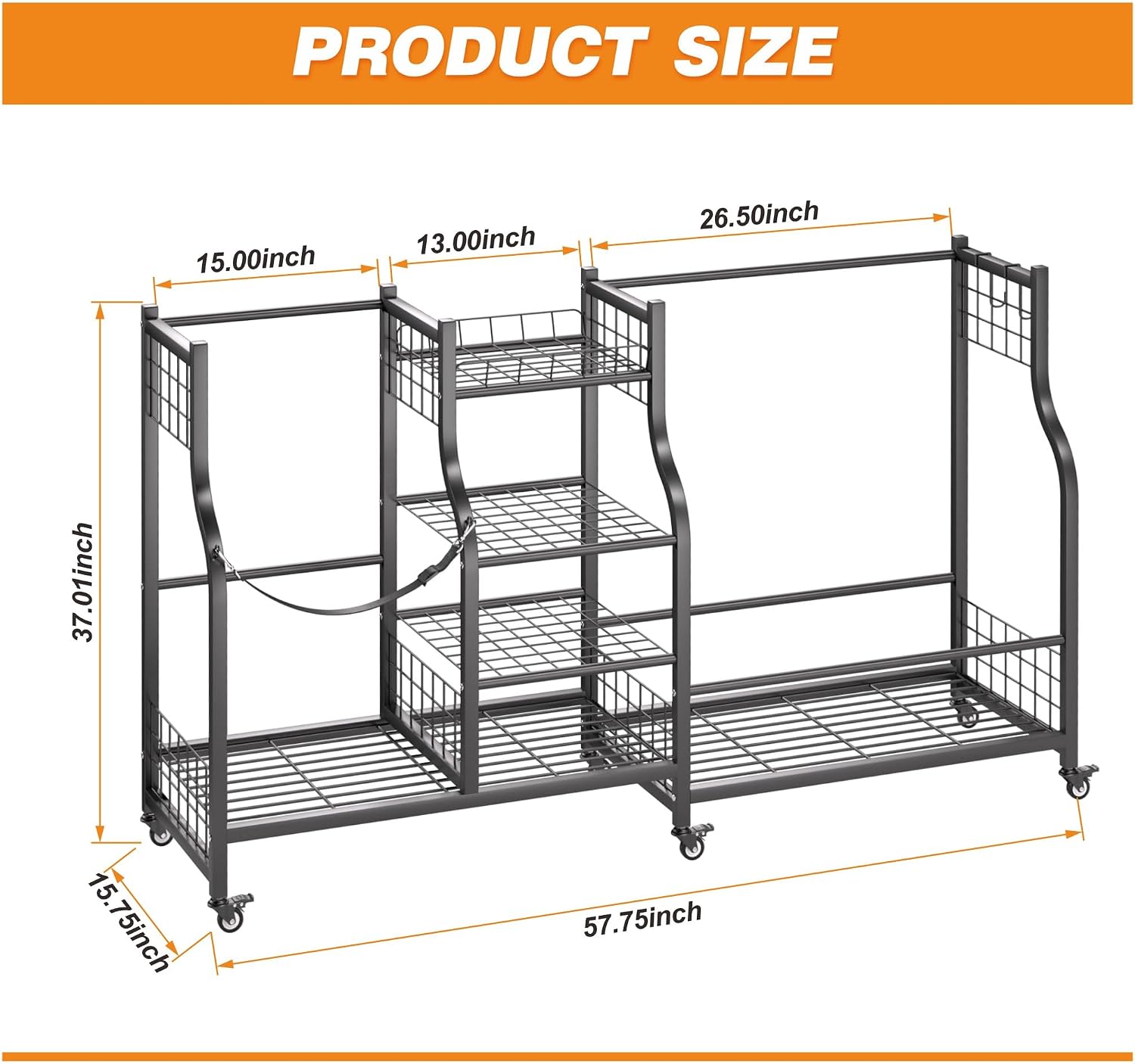 Golf Bag Storage Rack Organize - Sports Equipment Garage Organizer review and price