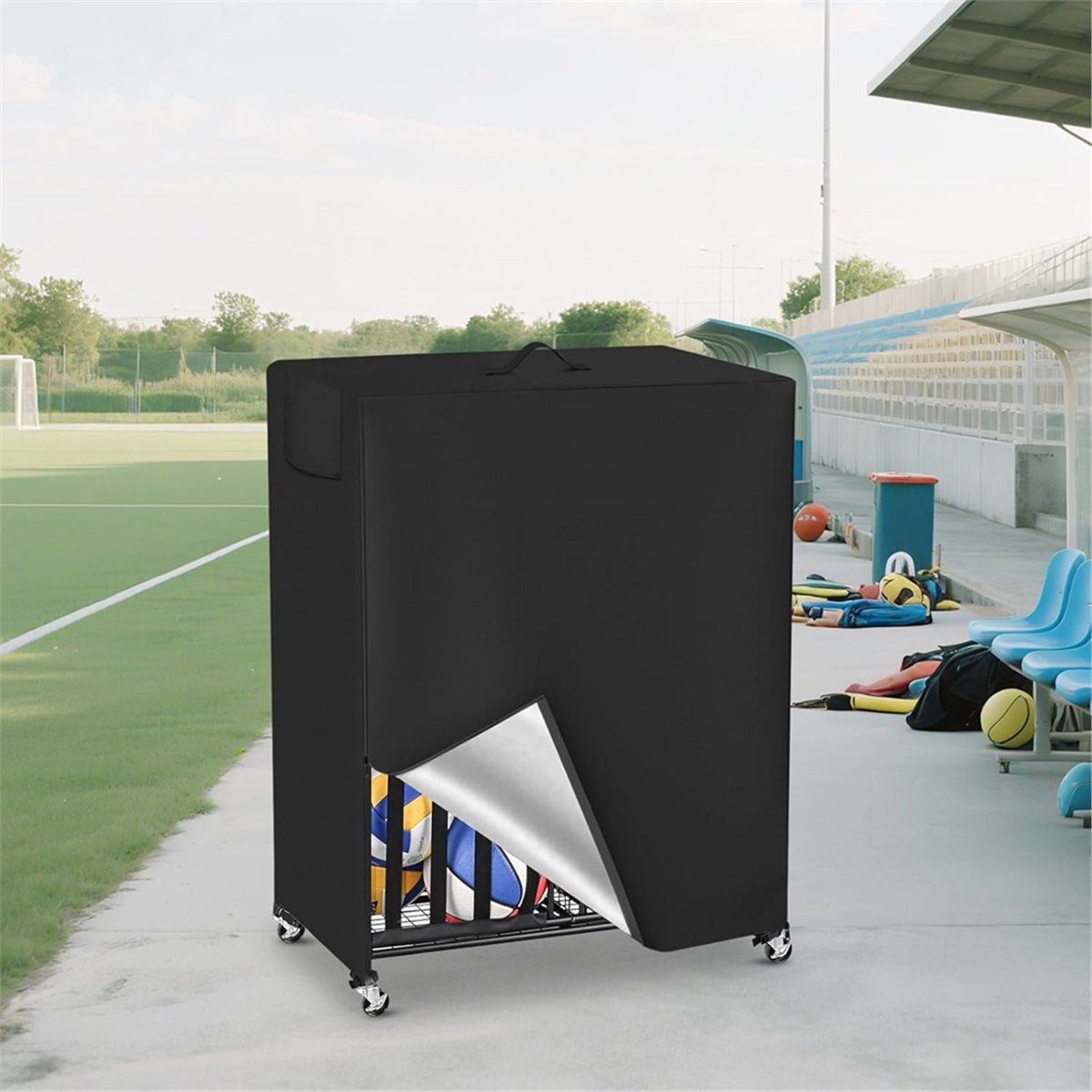 Basketball Rack Cover Garage S - Sports Equipment Garage Organizer review and price