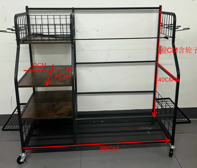 Rolling Golf Storage Rack Gara - Sports Equipment Garage Organizer review and price