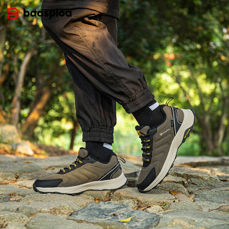 Baasploa Men Hiking Shoes Bran - Sports Equipment Brands review and price