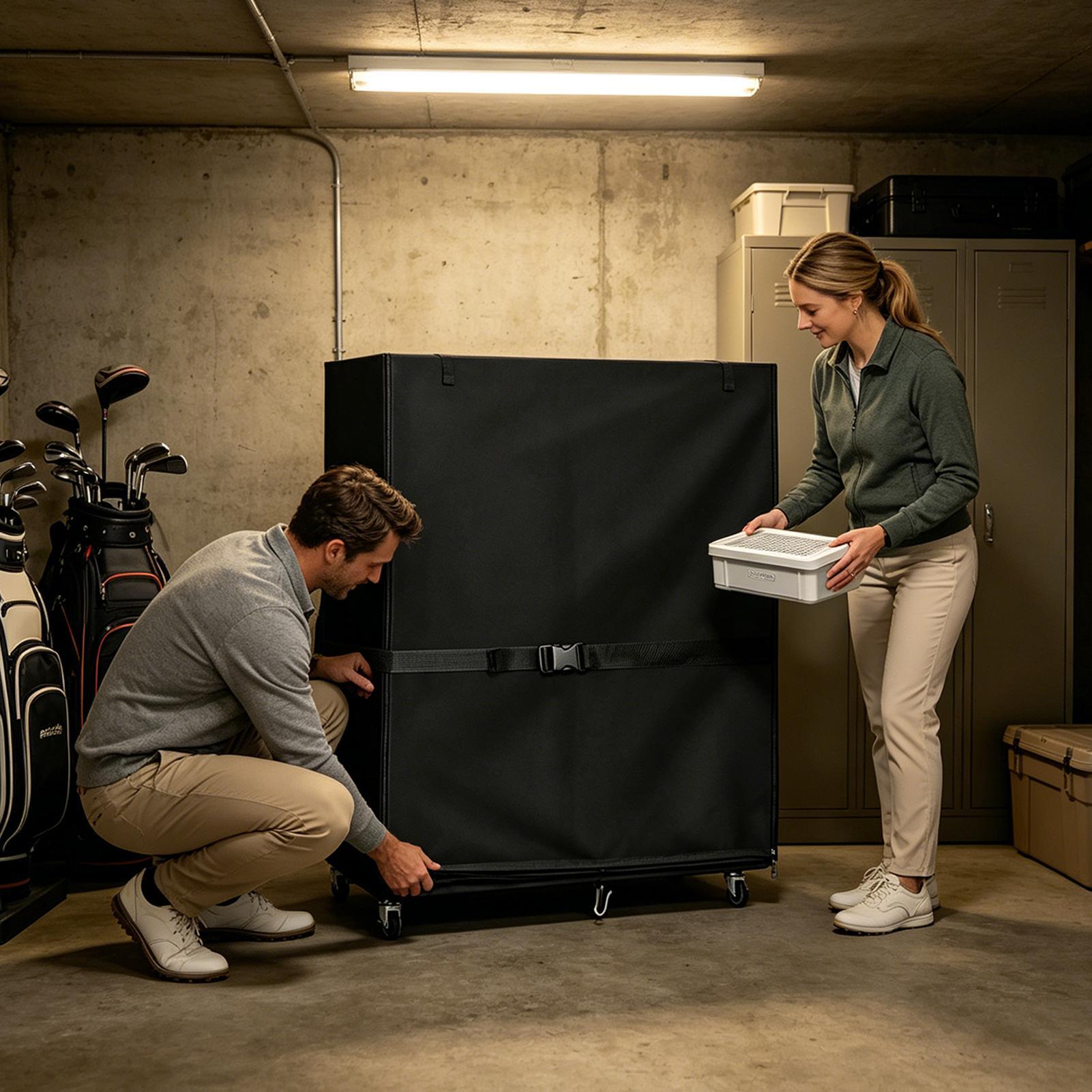 Golf Bag Storage Cover Oxford  - Sports Equipment Garage Organizer review and price