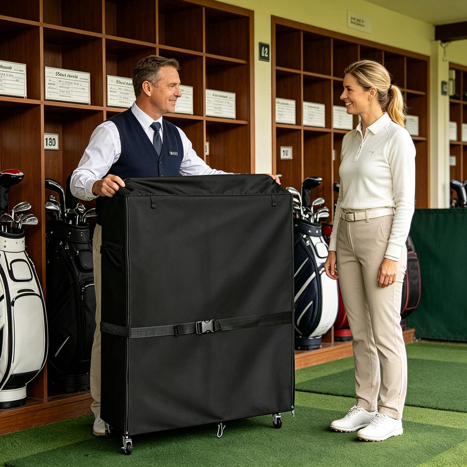 Golf Bag Storage Cover Oxford  - Sports Equipment Garage Organizer review and price
