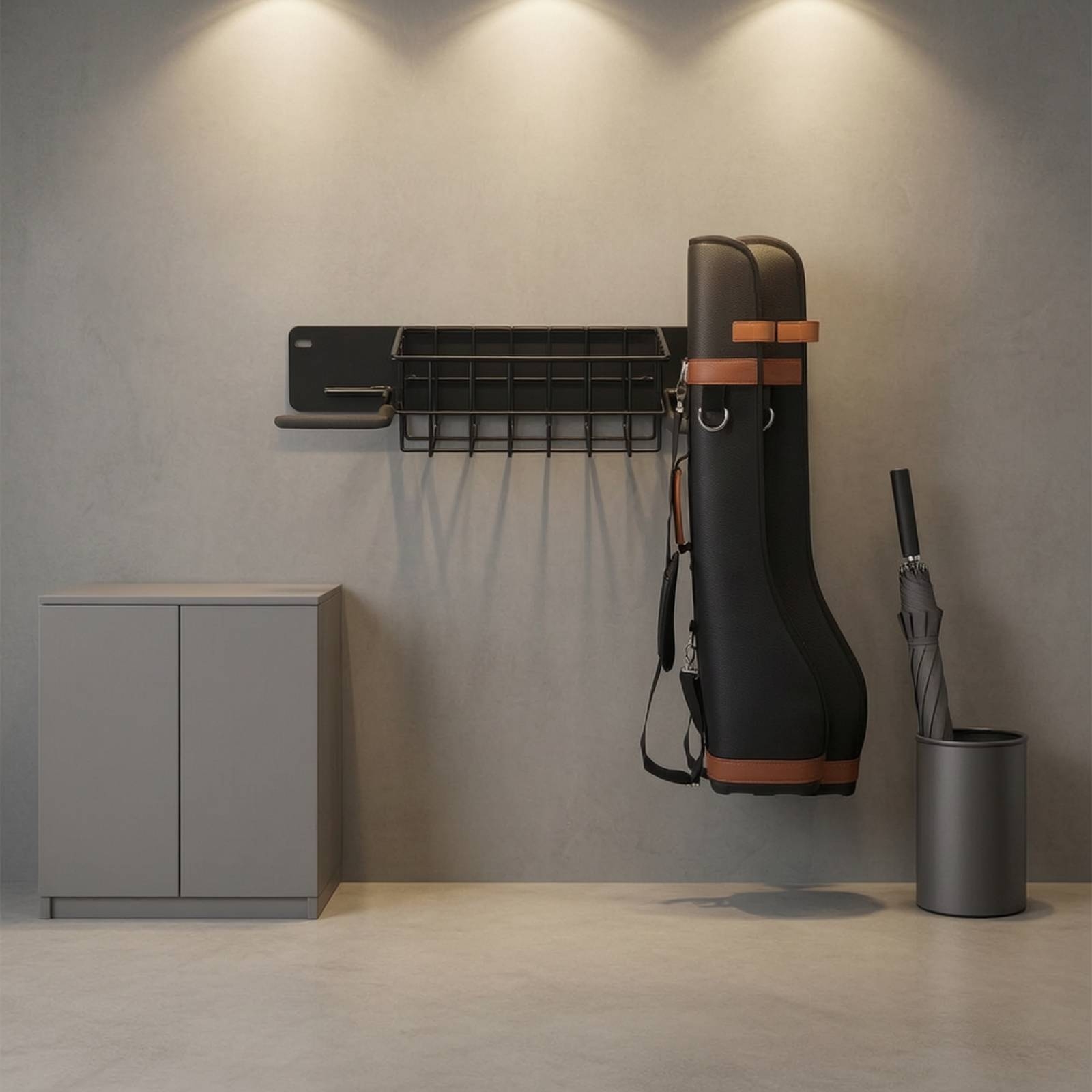 Golf Storage Rack Wall-Mounted - Sports Equipment Garage Organizer review and price