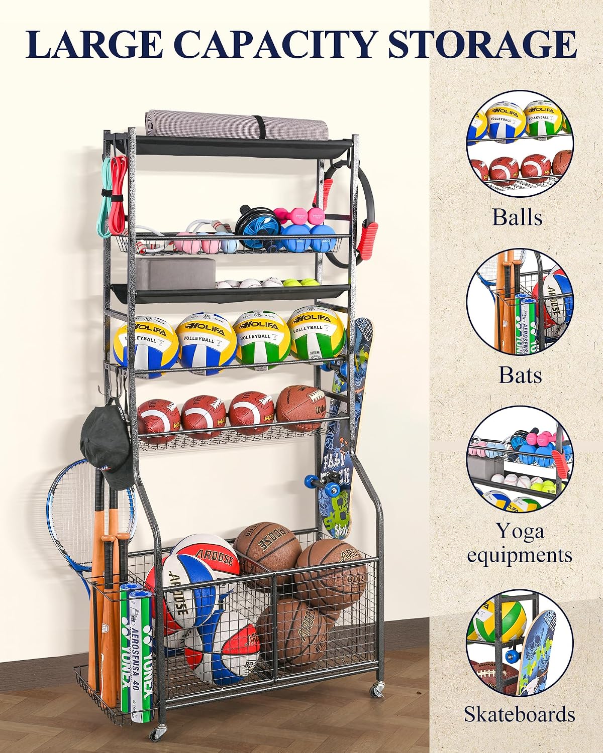 Sports Equipment Garage Organi - Sports Equipment Garage Organizer review and price